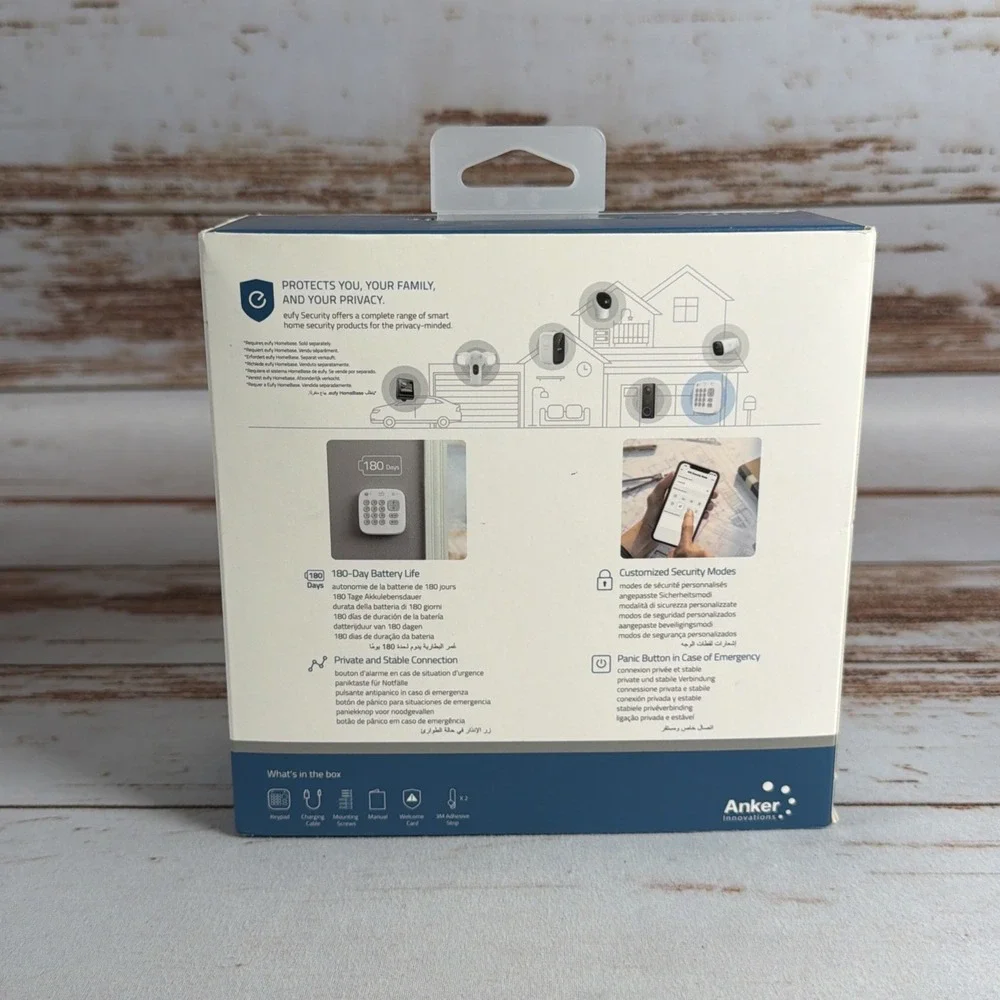 Eufy Security Smart Home Keypad T8960 Add-On for HomeBase Open Box